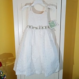 bonnie jean white dress